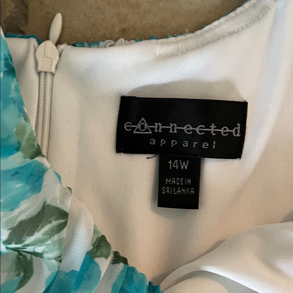connected apparel Blue Floral Sundress for Girls - Picture 2 of 3